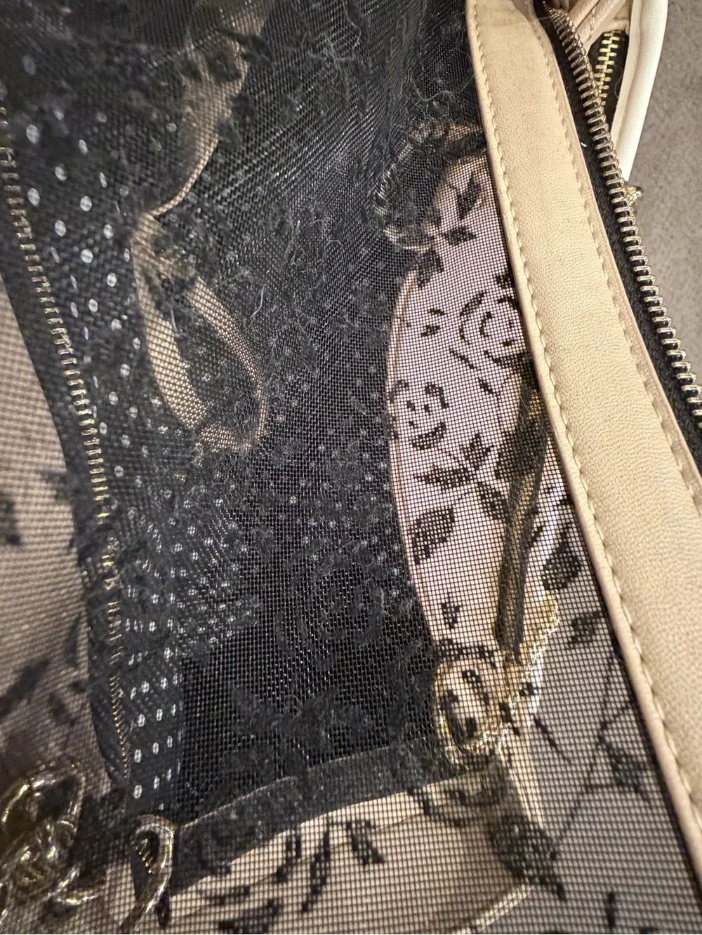 Small couture dog carrier